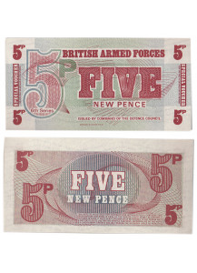 GRAN BRETAGNA 5 New Pence 1972
